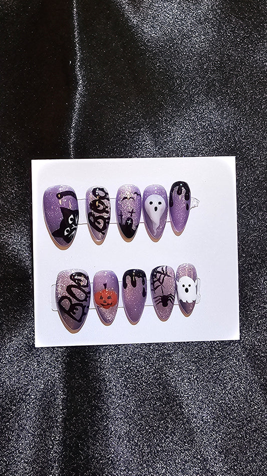 Spooky Nightfall💜🎃🌙🐈‍⬛